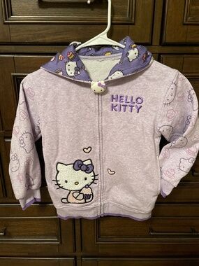 Hello kitty zipper hoodie